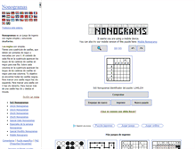 Tablet Screenshot of es.puzzle-nonograms.com